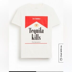 Los Sundays  Tee with Black Print